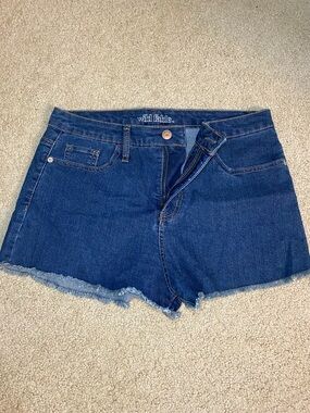 NWOT wild fable High-Rise Denim Shorts with Frayed Hem